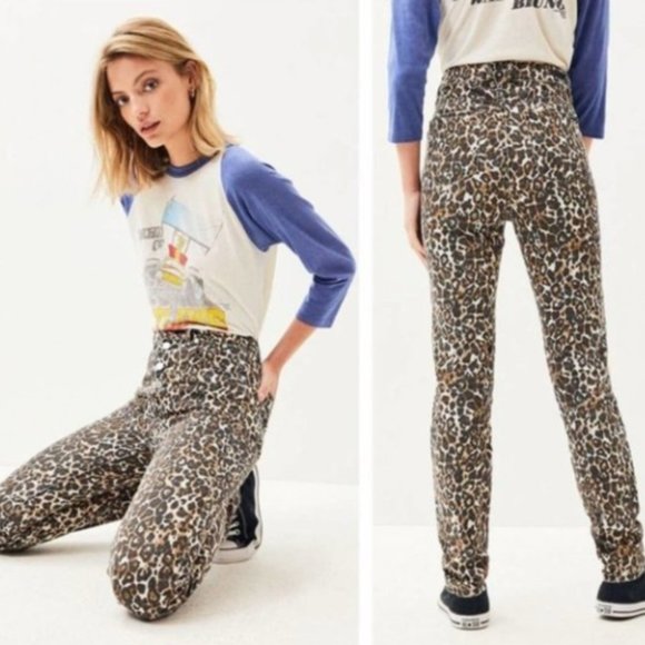 Volcom Denim - Volcom Super Stoned Skinny Jeans Animal Print NWT